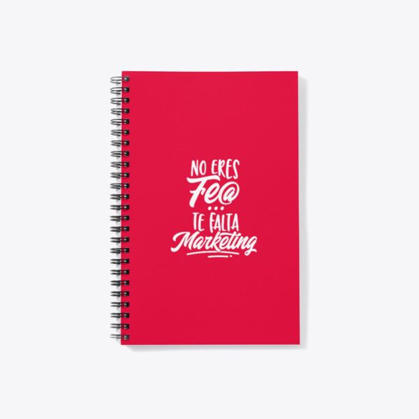 Libreta - No eres fe@, te falta marketing