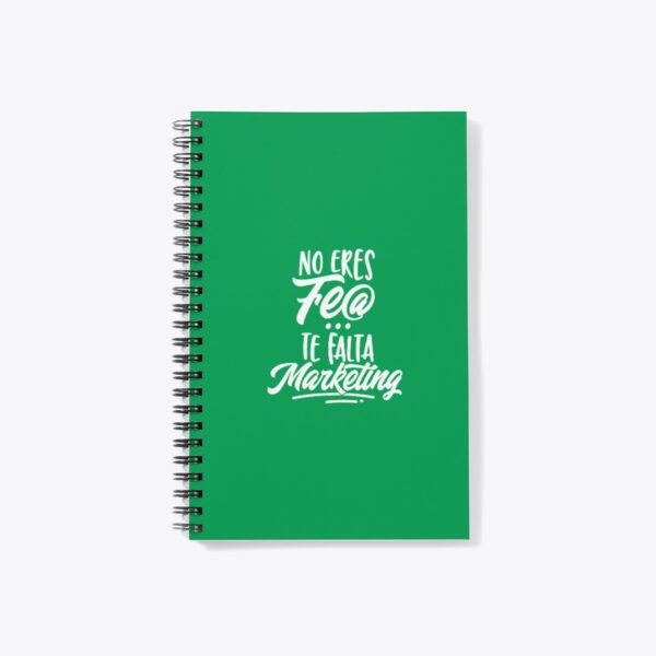 Libreta - No eres fe@, te falta marketing